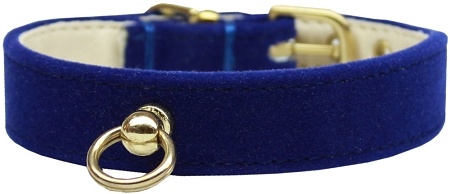 Velvet #70 Dog Collar Blue Size 20